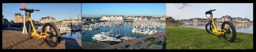 les 2 ports, circuit en bullster , le port de dives sur mer